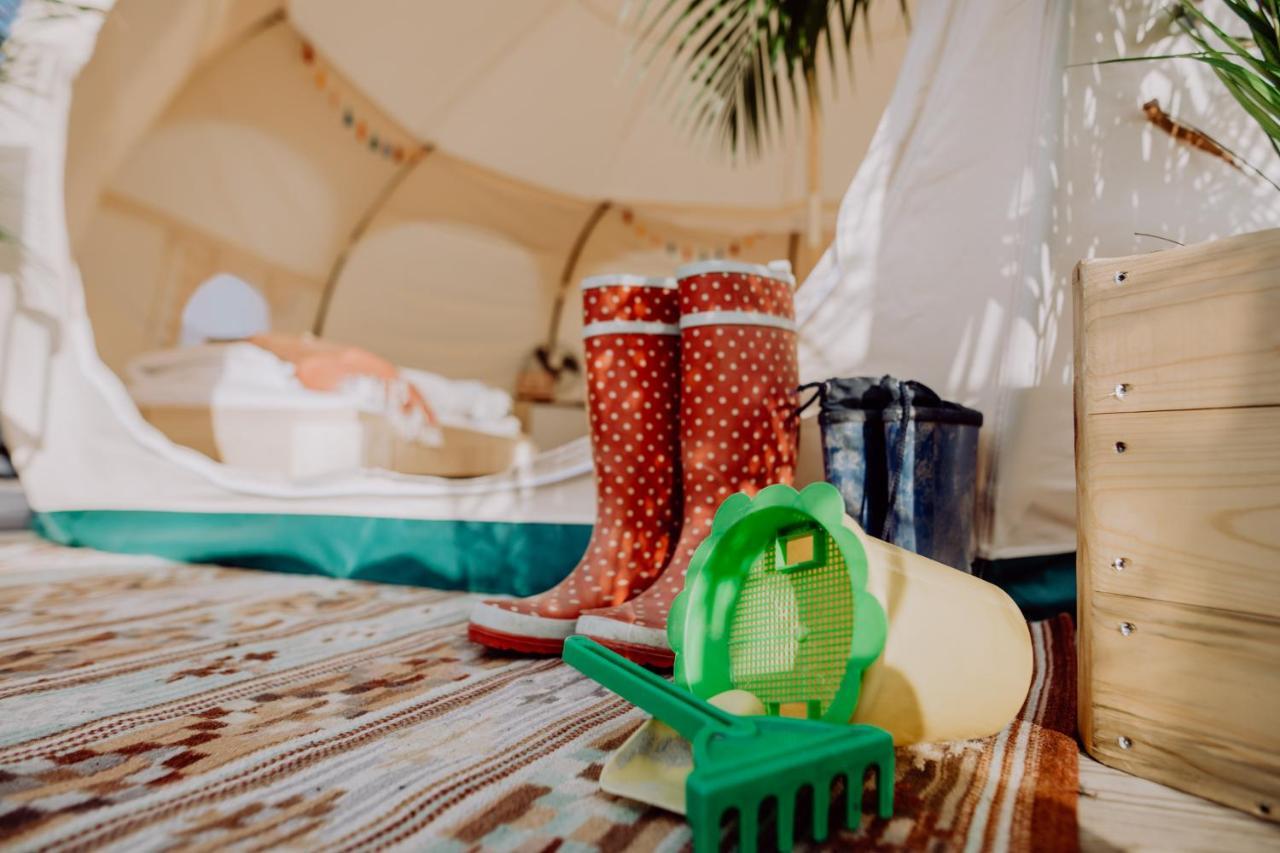 Raus Und Gut Glamping Am Graebendorfer See Drebkau Exterior foto