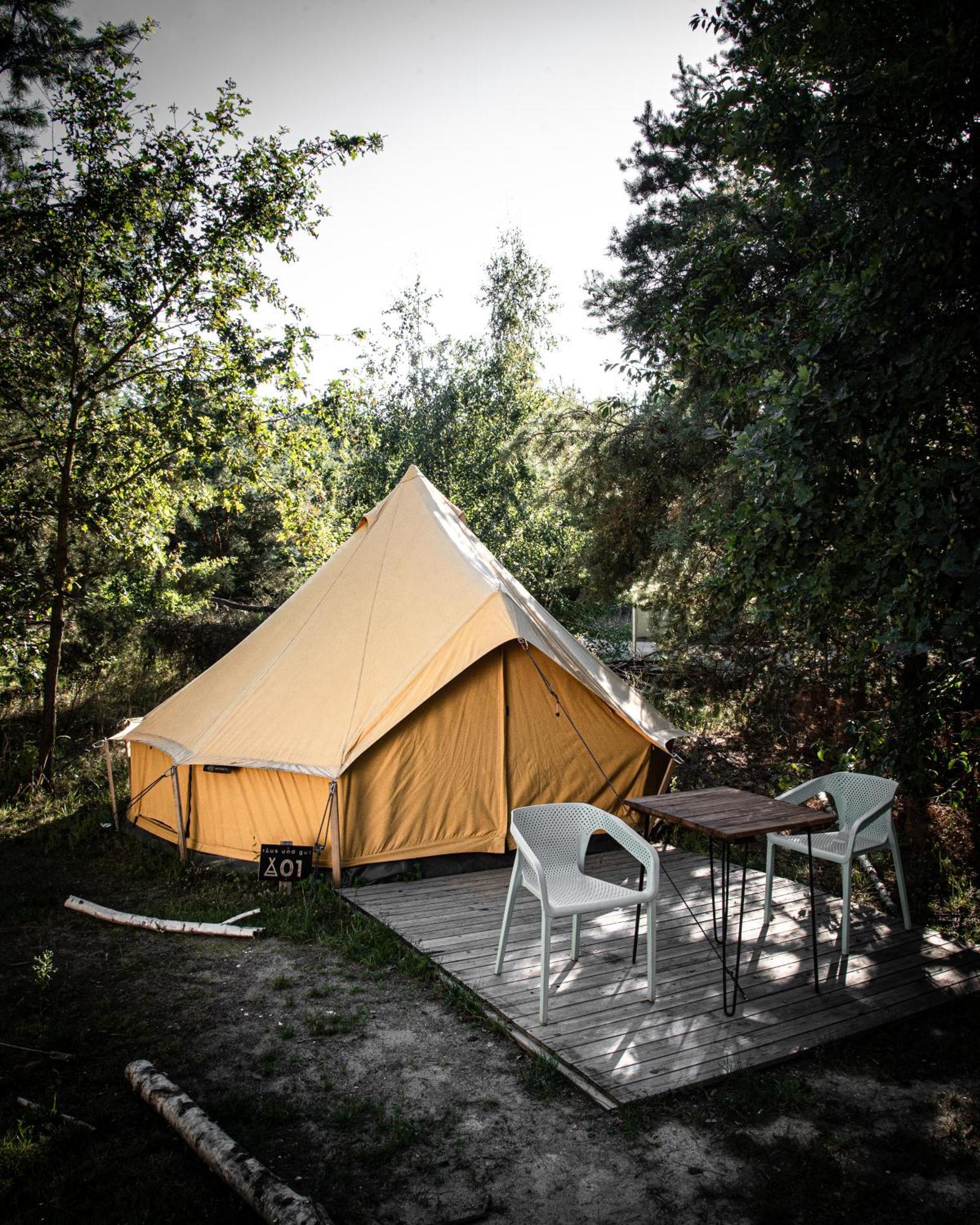 Raus Und Gut Glamping Am Graebendorfer See Drebkau Exterior foto