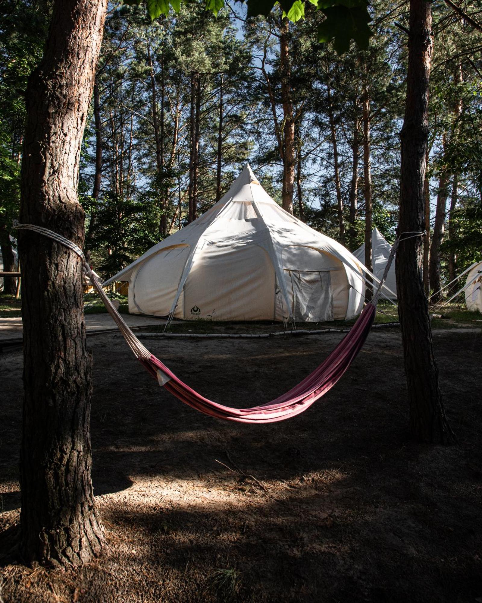 Raus Und Gut Glamping Am Graebendorfer See Drebkau Exterior foto
