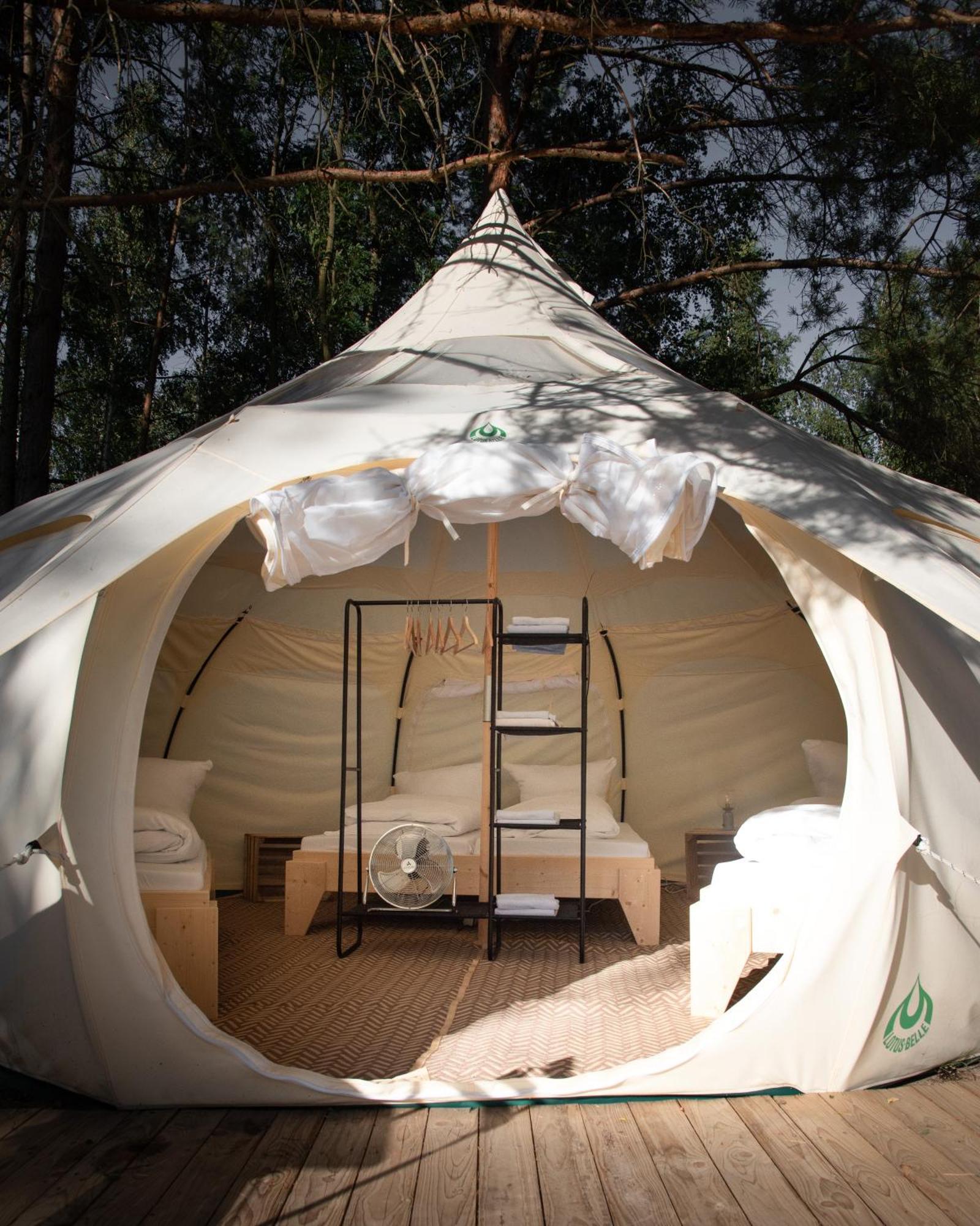 Raus Und Gut Glamping Am Graebendorfer See Drebkau Exterior foto