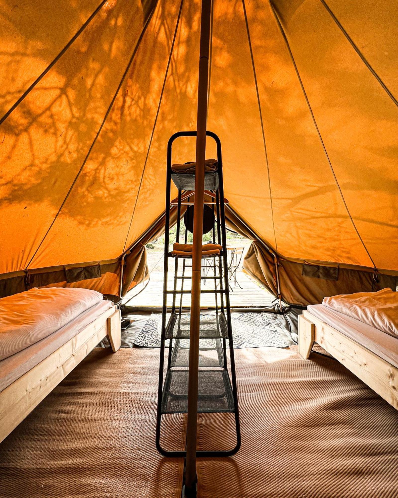 Raus Und Gut Glamping Am Graebendorfer See Drebkau Exterior foto