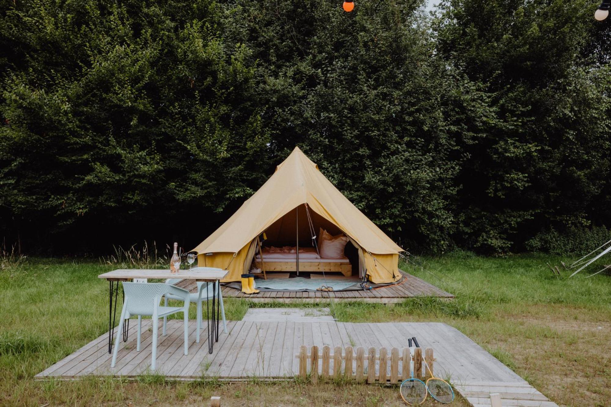 Raus Und Gut Glamping Am Graebendorfer See Drebkau Exterior foto
